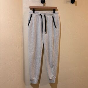 Hollister Gray Sweatpants with Black Accents